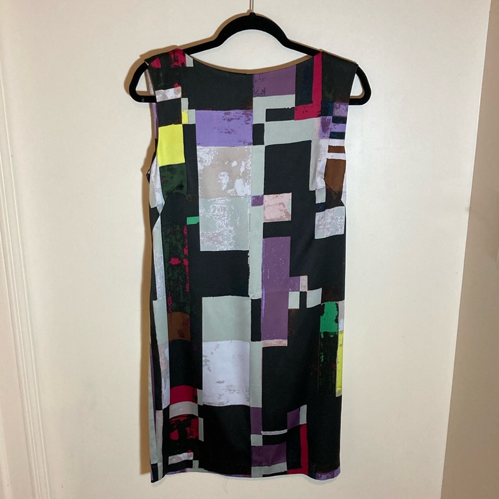 Rachel Rachel Roy Print Sleeveless Sheath Dress M